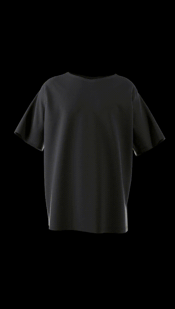 SPORTS & WEALTH HUGE TEE BLACK