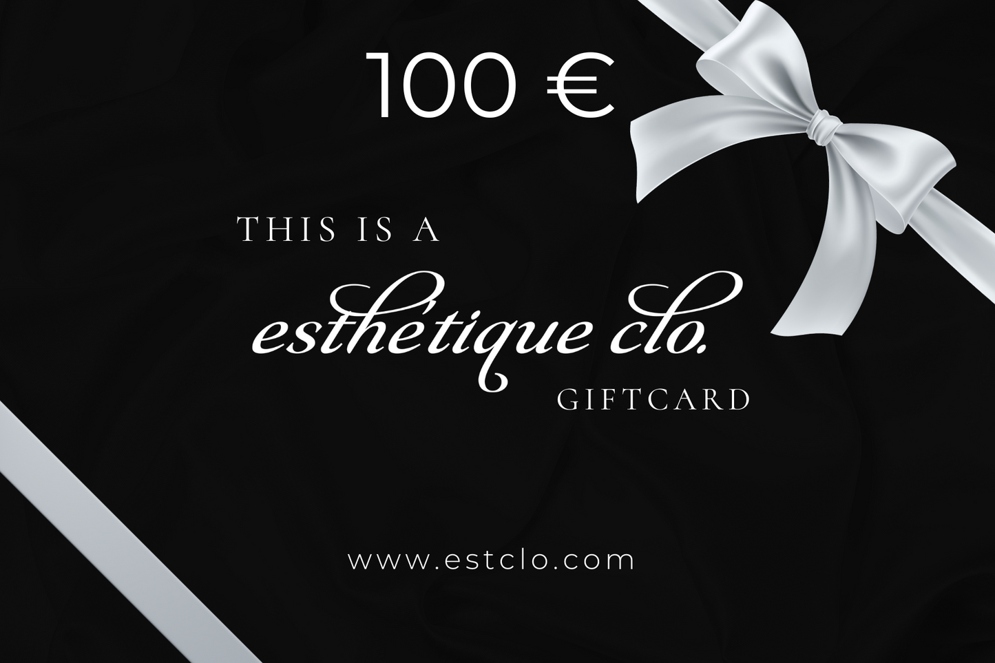 esthétique gift card 10€-150€