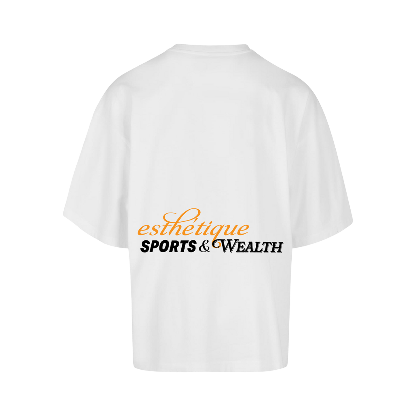 SPORTS & WEALTH HUGE TEE WHITE