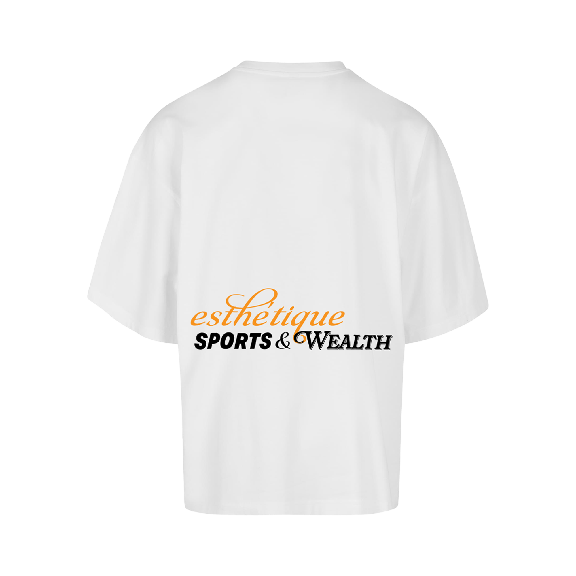 SPORTS & WEALTH HUGE TEE WHITE