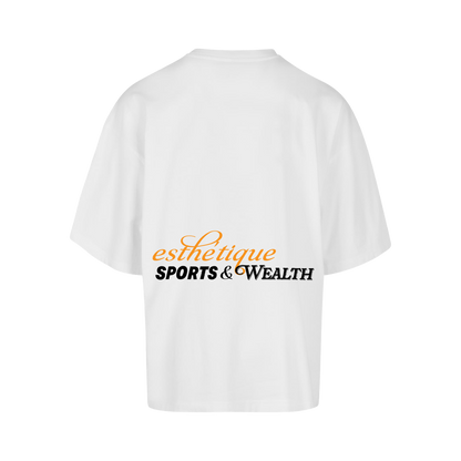 SPORTS & WEALTH HUGE TEE WHITE