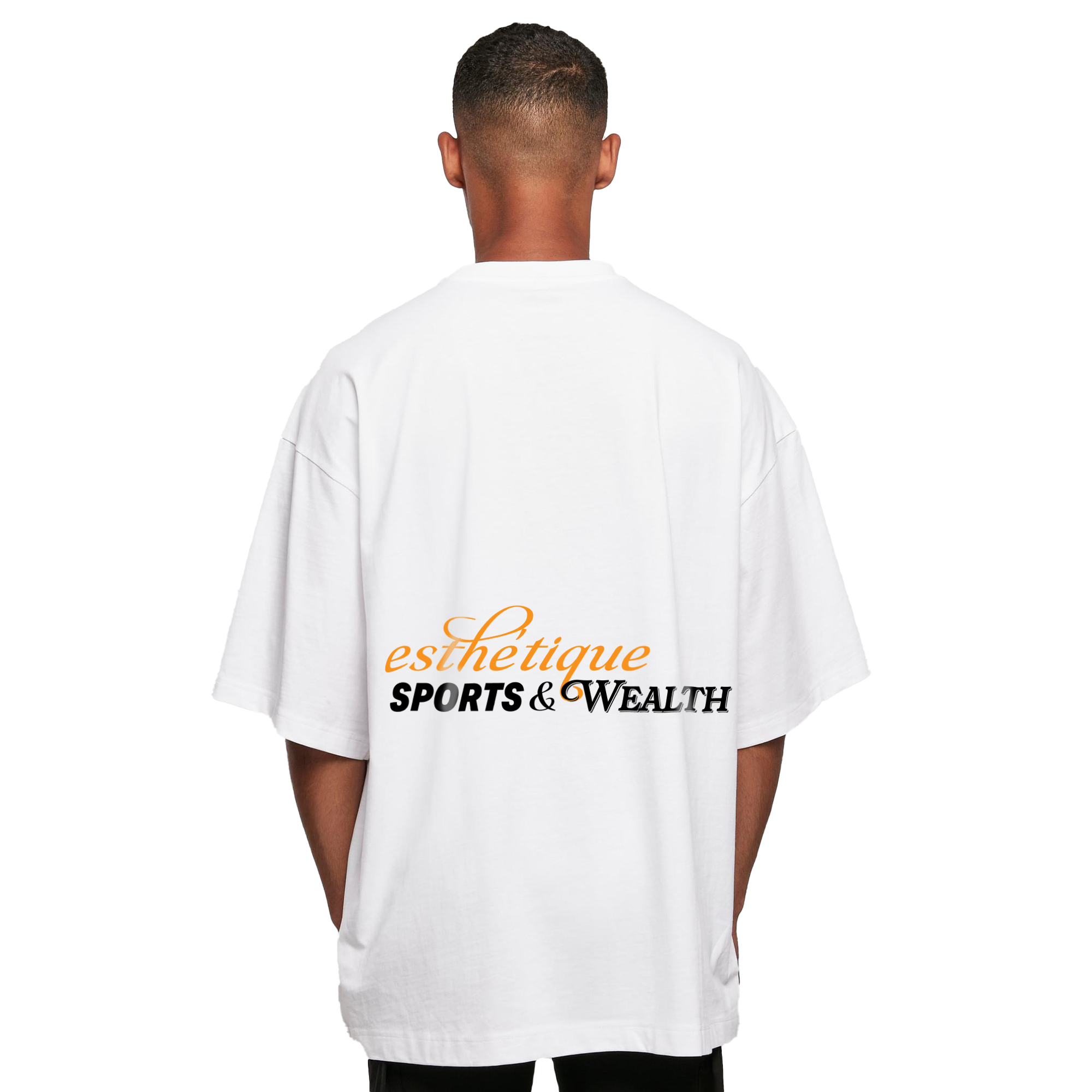 SPORTS & WEALTH HUGE TEE WHITE